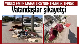 Yol kenarına atılan mobilya ve inşaat atıkları uzun süredir toplanmıyor