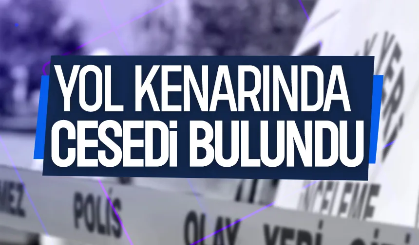 Yol kenarında ceset bulundu