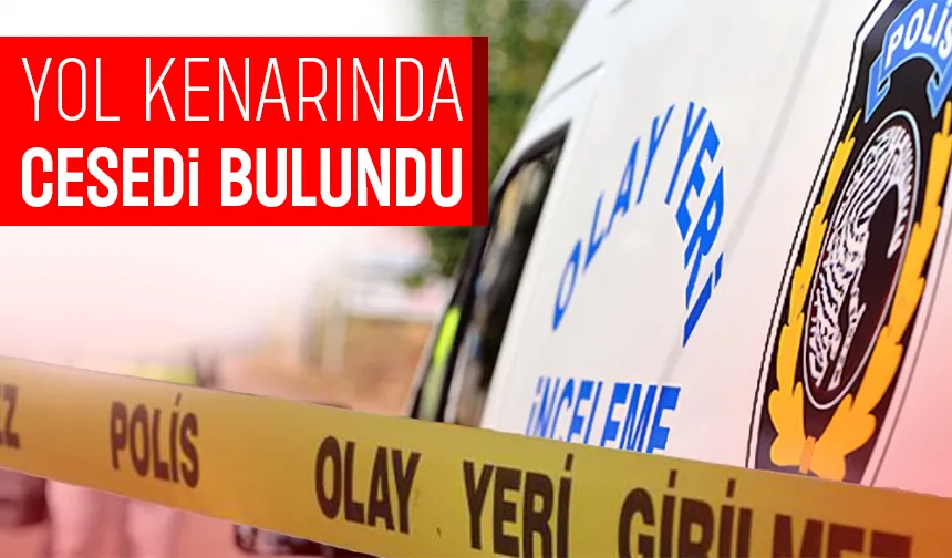 Yol kenarında ceset bulundu