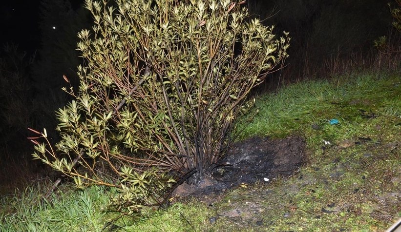 Yol kenarında yanan valizden ceset çıktı