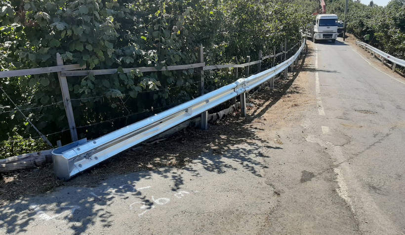 Yol kenarlarına bariyerli önlem