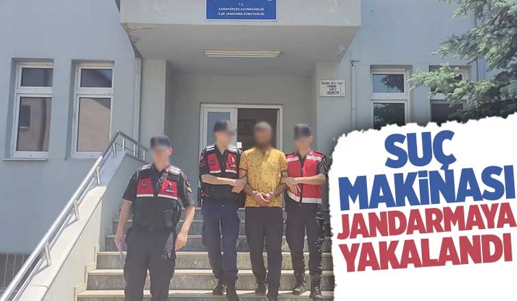 Yol Uygulamasında Jandarmaya Yakalandı.