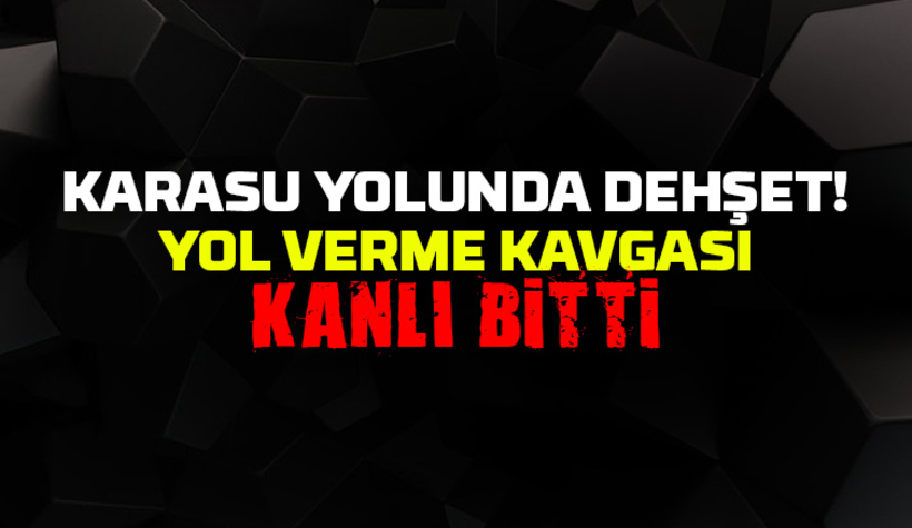Yol verme kavgasında kan aktı
