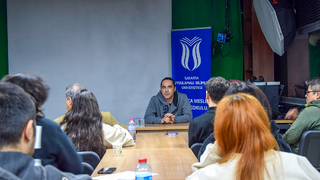 Yönetmen Cenk Yaz öğrencilerle buluştu