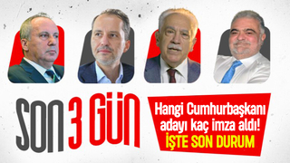 YSK, 100 bin imza süreci bilgilerini paylaştı