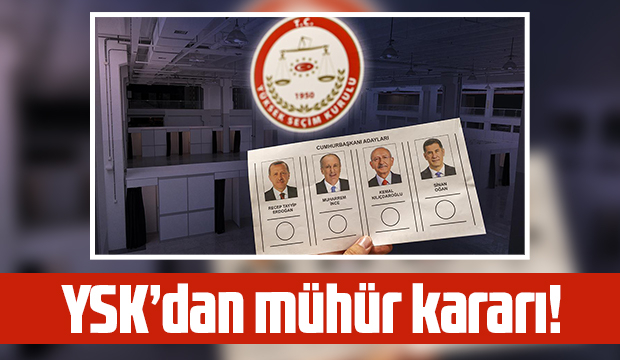 YSK'dan karar