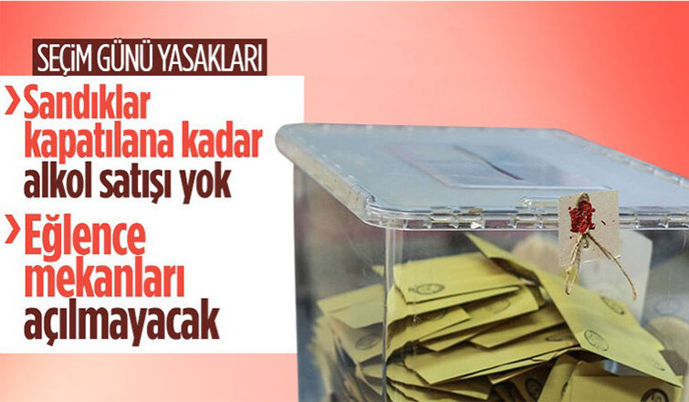 YSK seçim günü yasakları belli oldu
