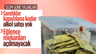 YSK seçim günü yasakları belli oldu