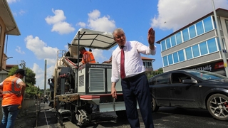 Yüce: 28 ayda 1 milyon ton asfalt attık