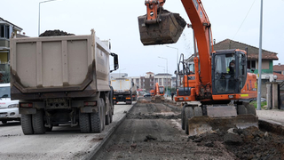Yüce denetim yapmıştı, o caddede çalışmalar başladı