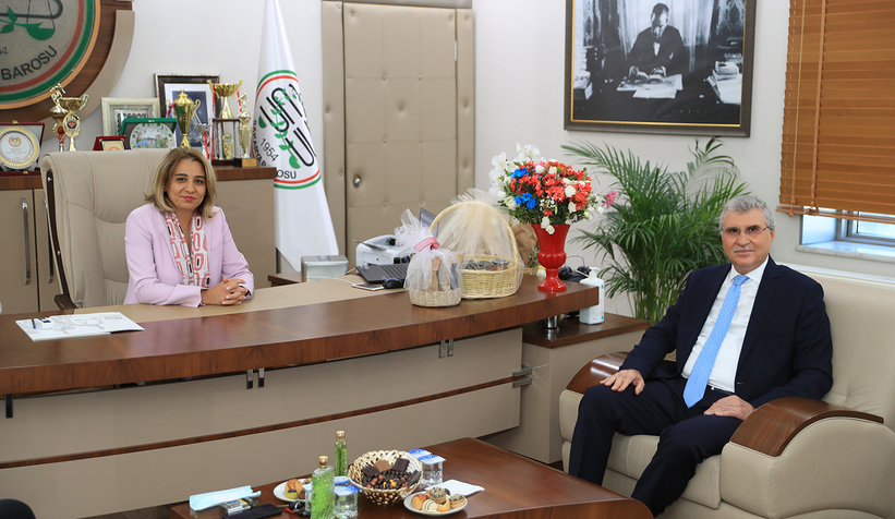 Yüce’den Baro Başkanı Yıldız’a tebrik ziyareti