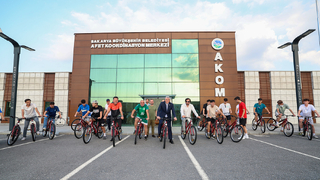 Yüce’den Harmanlıkspor’un genç sporcularına bisiklet ödülü