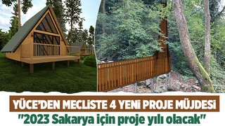 Yüce’den mecliste 4 yeni proje müjdesi