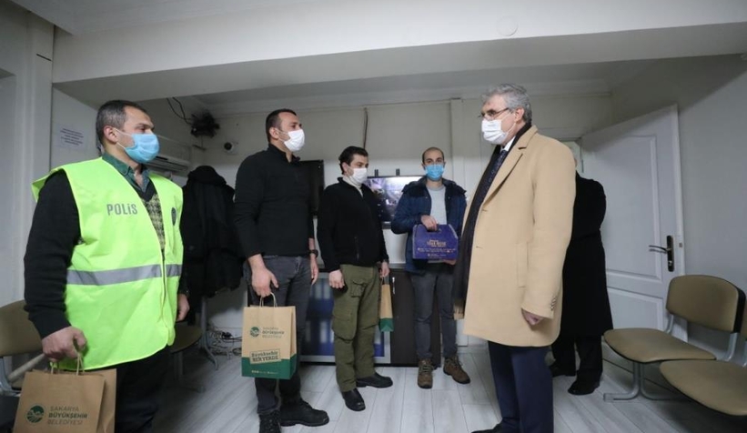 Yüce’den polis, itfaiye, 112 ve zabıtaya kandil ziyareti