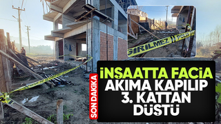 Yüksek gerilim hattına temas eden işçi 3 kattan düştü