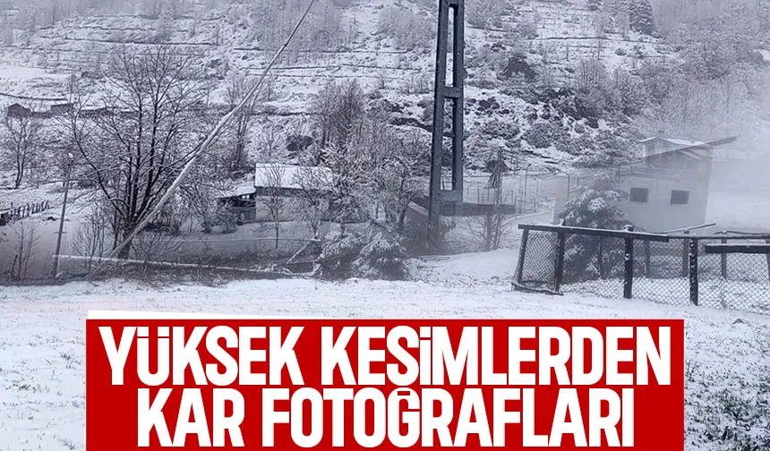 Yüksek kesimlerde kar etkili oluyor