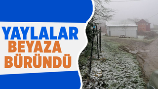 Yüksek kesimlerde kar yağdı