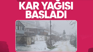 Yüksek kesimlerde kar yağışı başladı