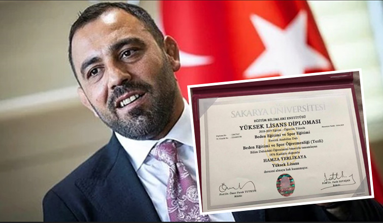 Yüksek Lisans Diploması'nı SAÜ'den aldı