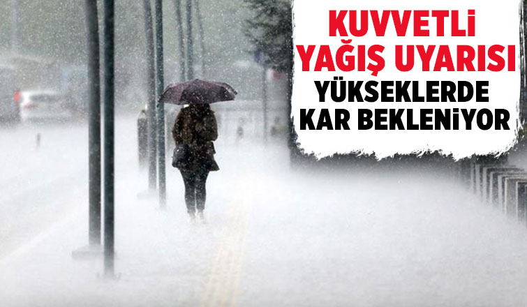 Yükseklerde kar bekleniyor