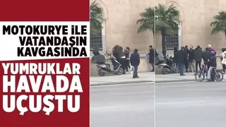 Yumruklar havada uçuştu