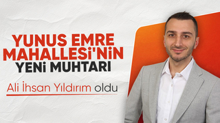 Yunus Emre Mahallesi'nde muhtarlık seçimini Ali İhsan Yıldırım kazandı