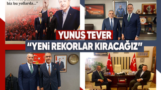 Yunus Tever Ankarada ziyaretlerde bulundu