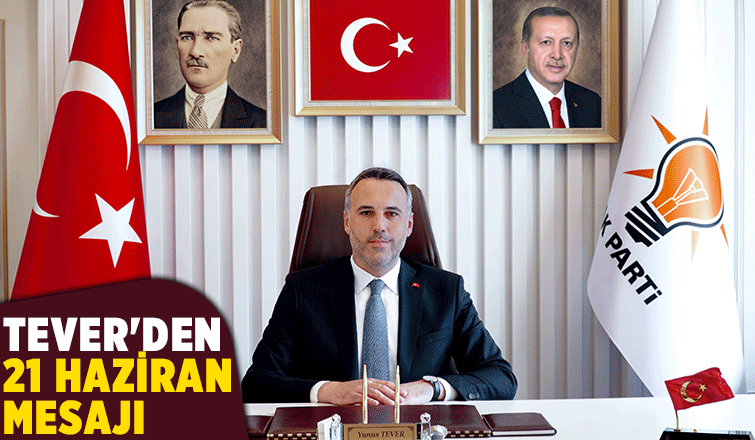 Yunus Tever'den kutlama mesajı