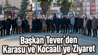 Yunus Tever ilçe ziyaretlerine devam ediyor