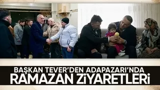 Yunus Tever Ramazan ziyaretlerine Adapazarı ile devam etti