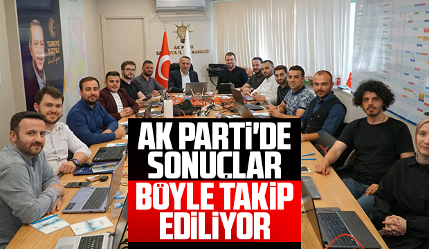 Yunus Tever seçim sonuçlarını anlık takip ediyor