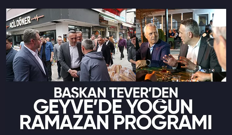 Yunus Tever ziyaretlerine Geyve ile devam etti