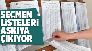 Yurt içi seçmen listeleri askıya çıkıyor! 17 Ocak'a kadar itiraz edilebilecek