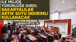 Yürürlüğe girdi Sakaryalılar suyu yüzde 20 indirimli kullanacak