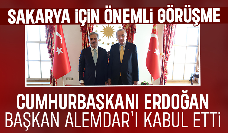Yusuf Alemdar, Cumhurbaşkanı Erdoğan ile Sakarya'yı görüştü