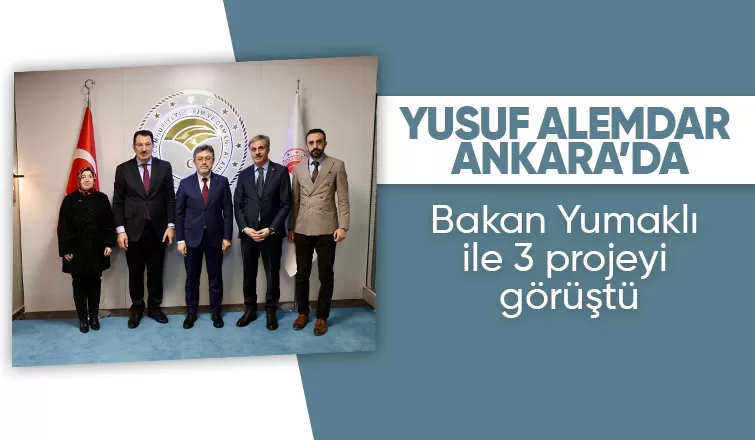 Yusuf Alemdar'dan Ankara'da temaslar
