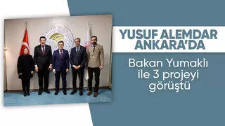 Yusuf Alemdar'dan Ankara'da temaslar