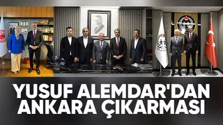 Yusuf Alemdar'dan Ankara'dan ziyaretler