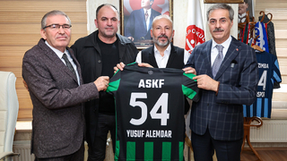 Yusuf Alemdar'dan ASKF ziyareti