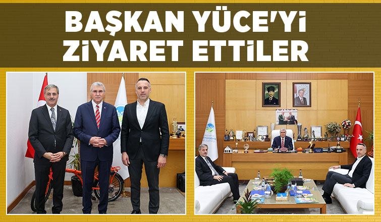 Yusuf Alemdar'dan Başkan Ekrem Yüce'ye ziyaret