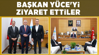 Yusuf Alemdar'dan Başkan Ekrem Yüce'ye ziyaret