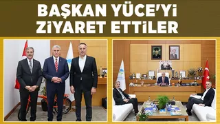Yusuf Alemdar'dan Başkan Ekrem Yüce'ye ziyaret
