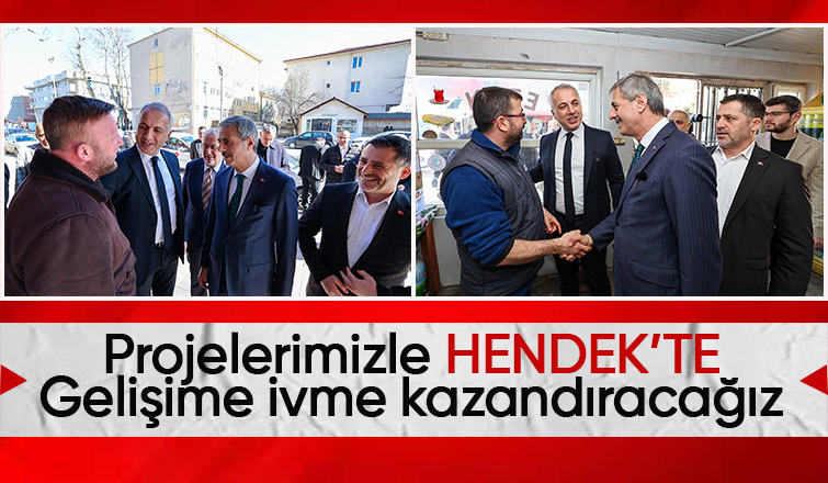 Yusuf Alemdar Hendek'te ziyaretlerde bulundu