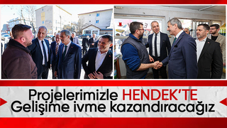 Yusuf Alemdar Hendek'te ziyaretlerde bulundu