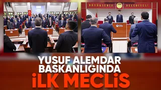 Yusuf Alemdar ilk meclis toplantısında konuştu