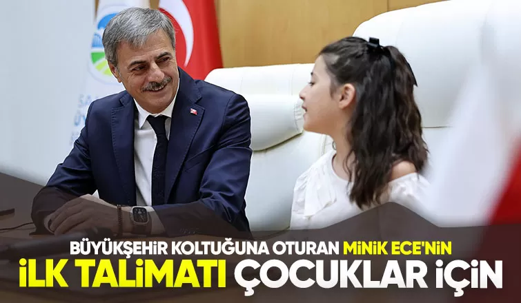 Yusuf Alemdar'ın koltuğuna minik ece oturdu