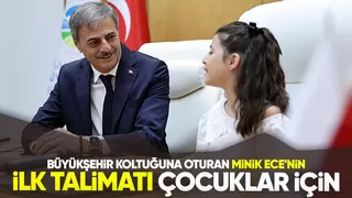 Yusuf Alemdar'ın koltuğuna minik ece oturdu