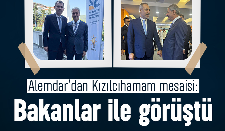 Yusuf Alemdar Kızılcıhamam Kampı'nda Bakanlar ile bir araya geldi