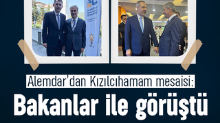 Yusuf Alemdar Kızılcıhamam Kampı'nda Bakanlar ile bir araya geldi