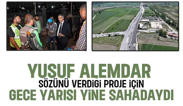 Yusuf Alemdar Metrobüs Hattı çalışmalarını sahada takip ediyor